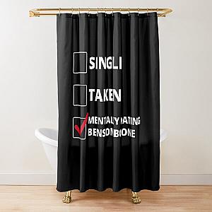 Mentally Dating Benson Boone Shower Curtain