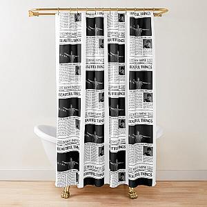 Benson Boone Newspaper Shower Curtain