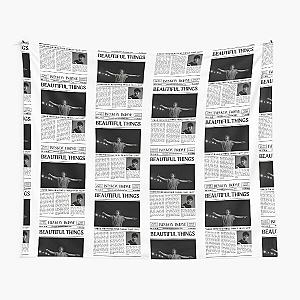 Benson Boone Newspaper Tapestry