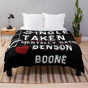 Mentally Dating Benson Boone Throw Blanket