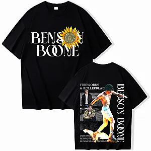 2024 Popular Singer Benson Boone Fireworks & Rollerblades Tour T-Shirt