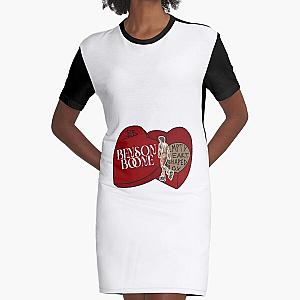 Empty Heart Shaped Box -Benson Boone (Red Version) Graphic T-Shirt Dress