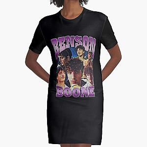 Retro Benson Boone Graphic T-Shirt Dress