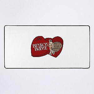 Empty Heart Shaped Box -Benson Boone (Red Version) Desk Mat