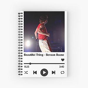 Beautiful Things - Benson Boone Spiral Notebook