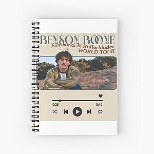 Benson Boone Fireworks And Rollerblades World Tourr Spiral Notebook