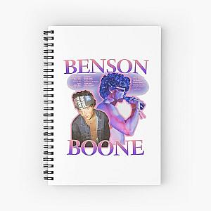 Benson Boone a Benson Boone a Benson Boone Spiral Notebook