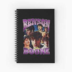 Benson Boone a Benson Boone a Benson Boone Spiral Notebook