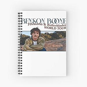 Benson Boone Fireworks And Rollerblades World Tour 2024 Spiral Notebook