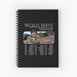 Benson Boone a Benson Boone a Benson Boone Spiral Notebook