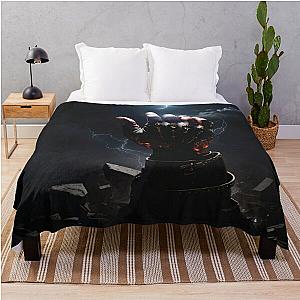 Berserk god hand colour illustration  Throw Blanket