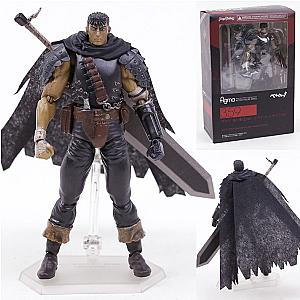 15cm Guts Figma 359 Berserk Guts Black Swordsman Ver Action Figure Toy