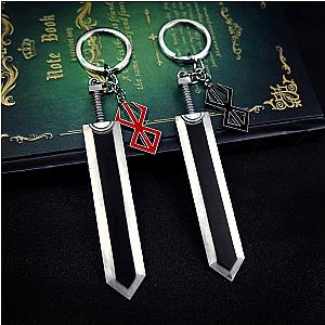 Berserk Guts Sword Jewelry Set Keychain