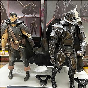 17cm Berserk Guts Black Swordman Action Figure Armor Ver. Figma 359 Toy