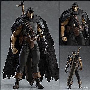 17cm Guts Berserk Figma 359 Black Swordman Anime Action Figure Toys