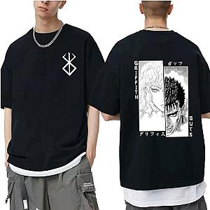 Guts Griffith Berserk Anime Print T-Shirt