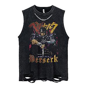 Berserk Anime Printed Sleeveless Shirt Tank Tops