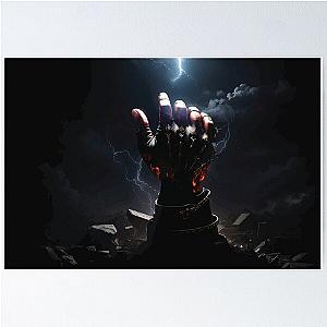 Berserk god hand colour illustration  Poster