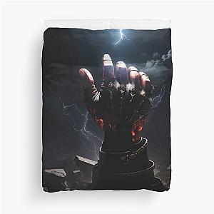 Berserk god hand colour illustration  Duvet Cover