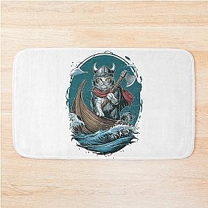 Viking Berserk Cat Bath Mat