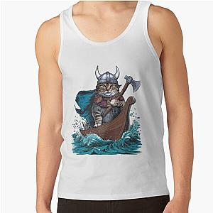 Viking Berserk Cat Tank Top