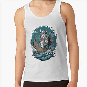 Viking Berserk Cat Tank Top