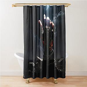 Berserk god hand colour illustration  Shower Curtain