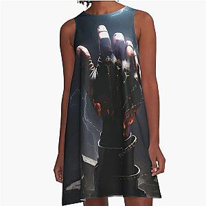 Berserk god hand colour illustration  A-Line Dress