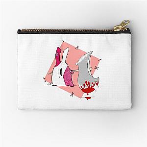 Patchwork Bunny Berserk Zipper Pouch