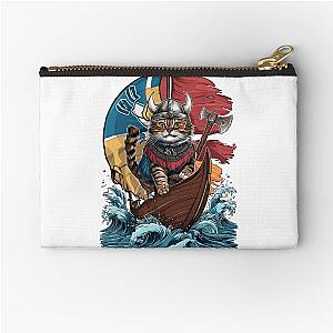 Viking Berserk Cat Zipper Pouch