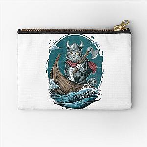 Viking Berserk Cat Zipper Pouch