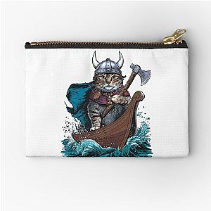 Viking Berserk Cat Zipper Pouch