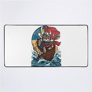 Viking Berserk Cat Desk Mat