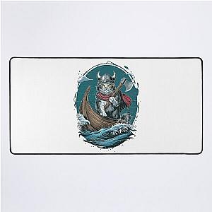 Viking Berserk Cat Desk Mat