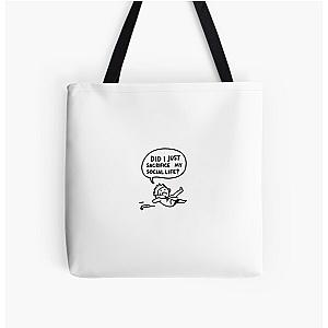 Funny Puck Berserk All Over Print Tote Bag