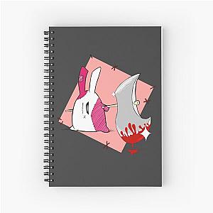 Patchwork Bunny Berserk Spiral Notebook