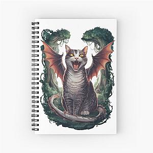 Fantasy Berserk Cat Spiral Notebook