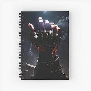 Berserk god hand colour illustration  Spiral Notebook