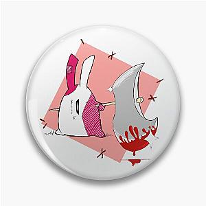 Patchwork Bunny Berserk Pin