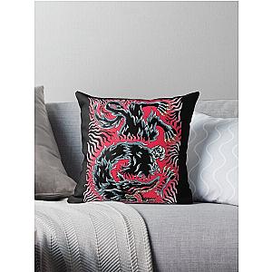 Beast of Darkness Metal Throw Pillow