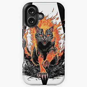 Flaming Berserk Cat iPhone Tough Case