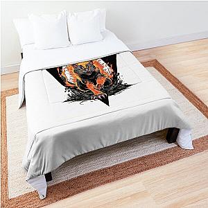 Flaming Berserk Cat Comforter