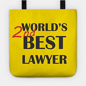 Better Call Saul Bags - World'S 2Nd Best Lawyer Tote Bag TP0709