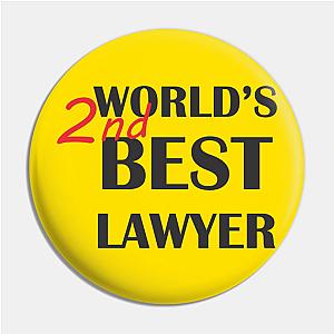 Better Call Saul Pins - World'S 2Nd Best Lawyer Pin TP0709