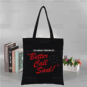 Better Call Saul Graphic Vintage Black Tote Bag