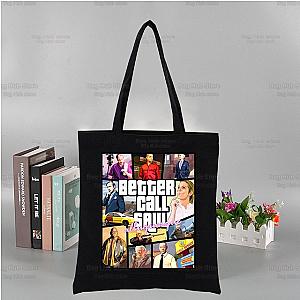 Better Call Saul Print Black Tote Bag