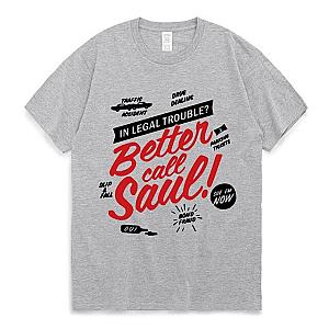 TV Series Better Call Saul Letter Print Casual T-Shirts