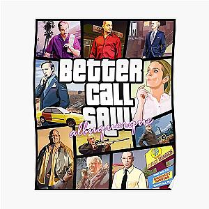 Better Call Saul Posters - Better Call Saul albuquerque GTA ART Poster RB0108