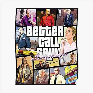 Better Call Saul Posters - Grand Better Theft Call Auto Saul Poster RB0108