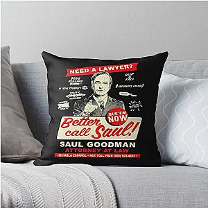 Better Call Saul Pillows - Need An Attorney Better Call Saul Throw Pillow RB0108